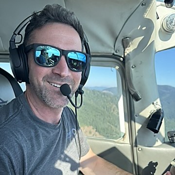 In the cockpit